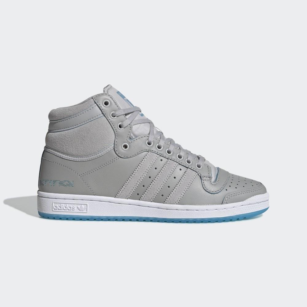 Adidas Women's Top Ten Hi Star Wars Obi-Wan Kenobi Originals Shoes Grey/White Ireland FV8031